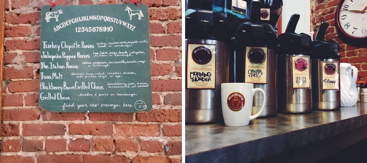 Mug Shots Coffee House Menu